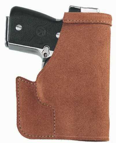 Galco Pocket Protector Holster Right Hand Black for Glock 42/Kahr Pm9 Leather Pro460B